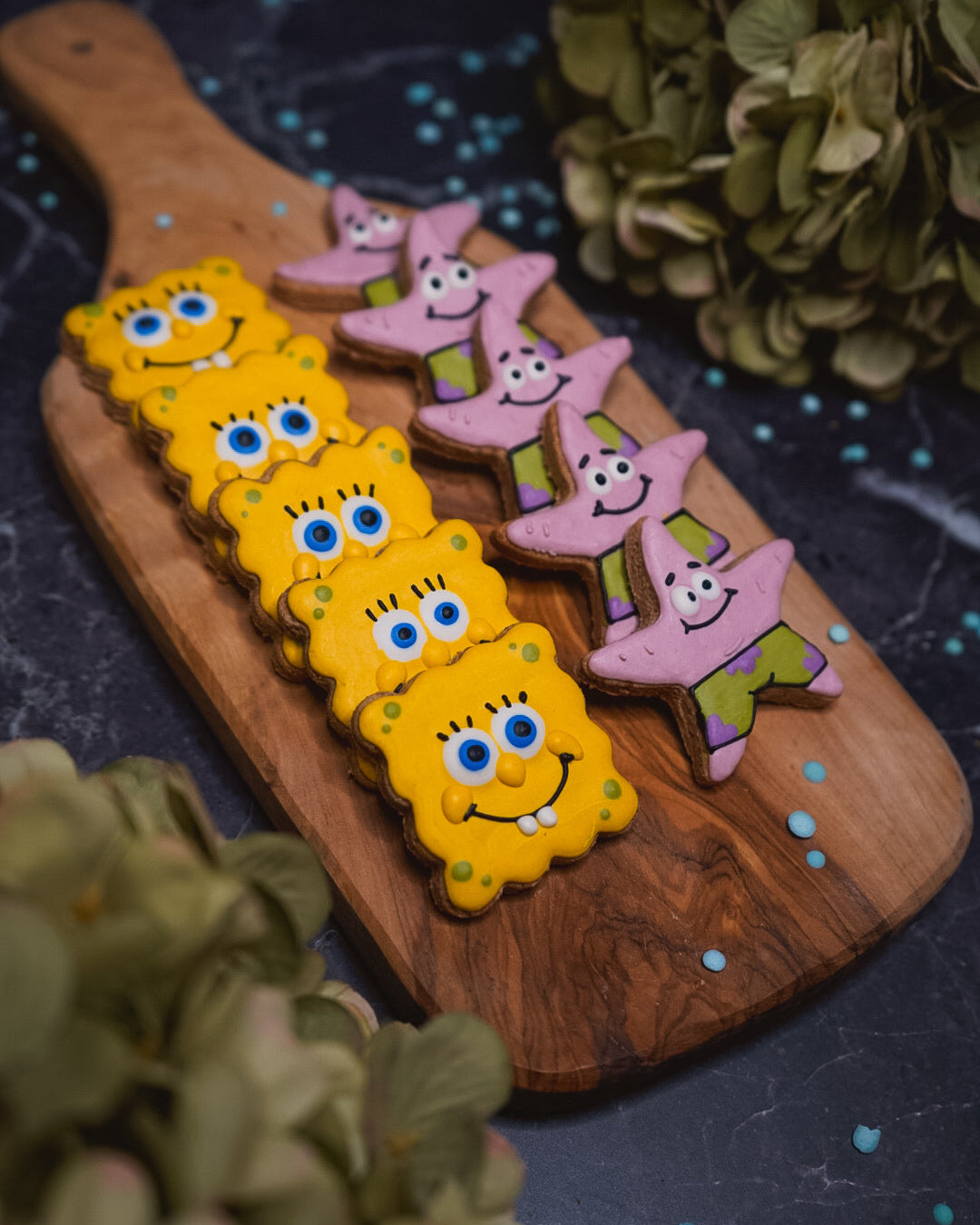 Bob & Patrick Iced Cookies