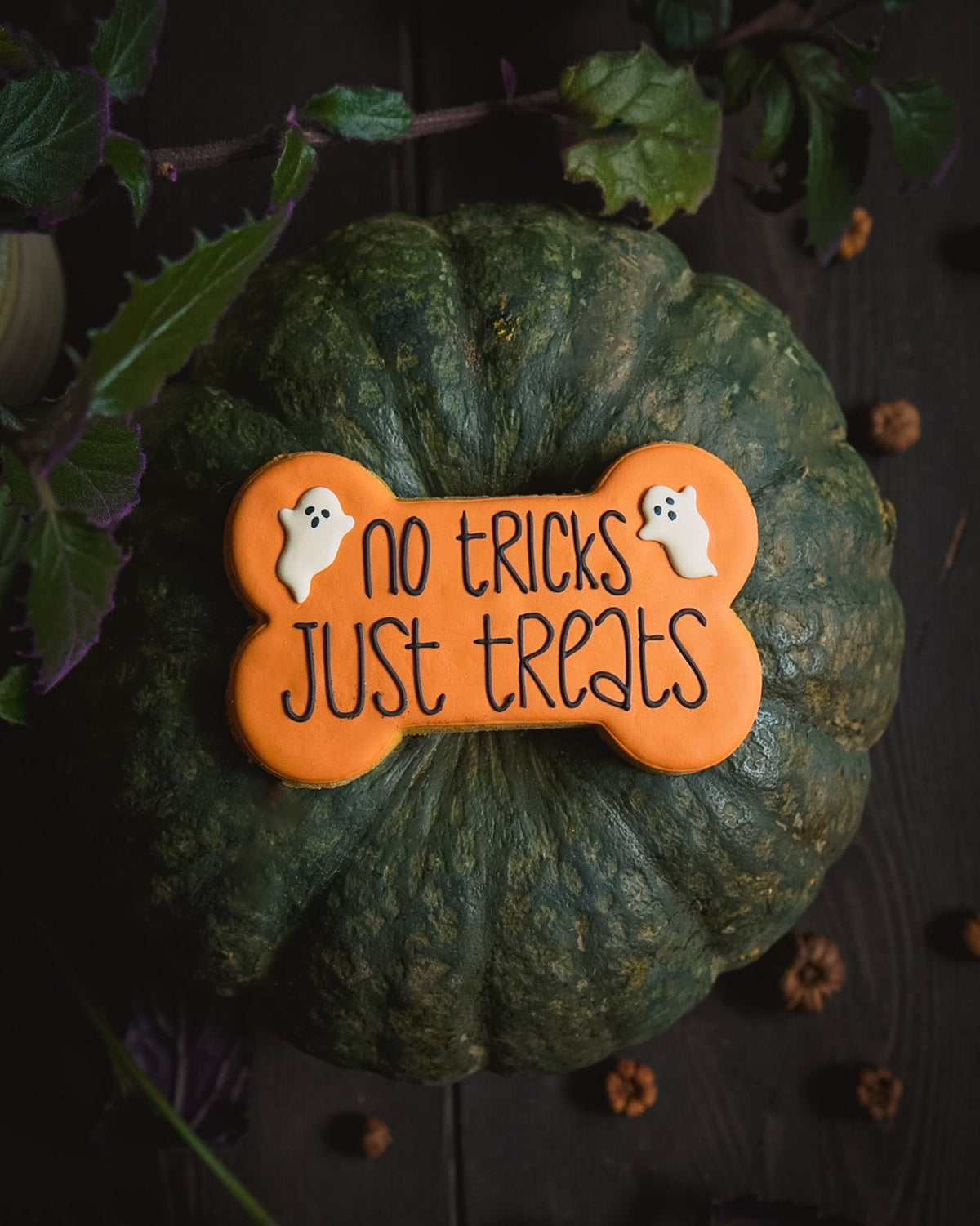 No tricks Just Treats Bone